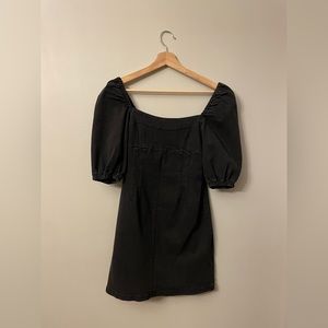 NWT, Urban Outfitters, black denim dress, size M